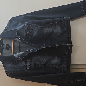 New Look Denim Jean Jacket Size Large